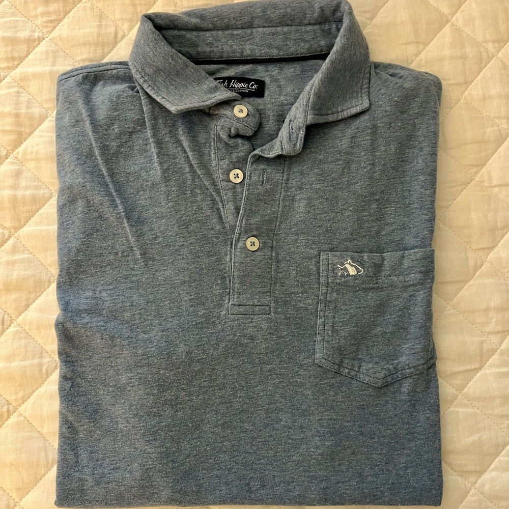 Fish Hippie Golf Polo